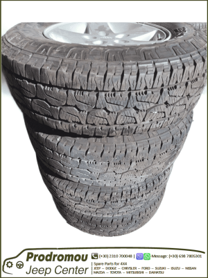 JEEP WRANGLER JK (2007-2011) - ΖΑΝΤΟΛΑΣΤΙΧΑ 245-75 R17