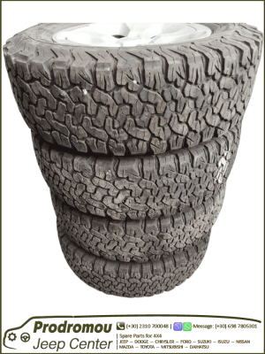 JEEP WRANGLER JK (2012-2017) - ΖΑΝΤΟΛΑΣΤΙΧΑ 255-70 R18